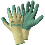 Werkhandschoen latex groen